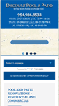 Mobile Screenshot of discountpoolandpatio.com